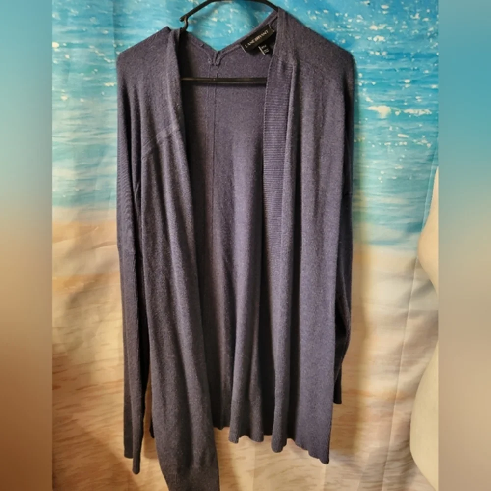Lane Bryant long Cardigan dark‎ blue size 22/24